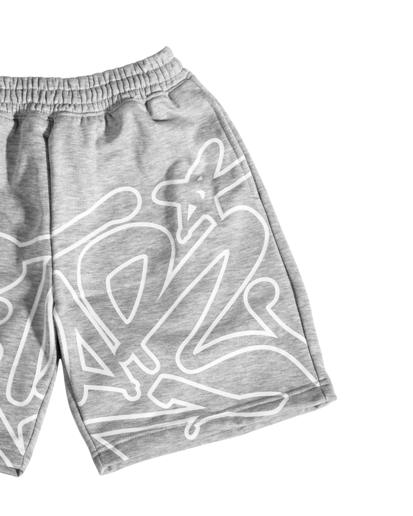 STAR SWEATSHORT WHITE